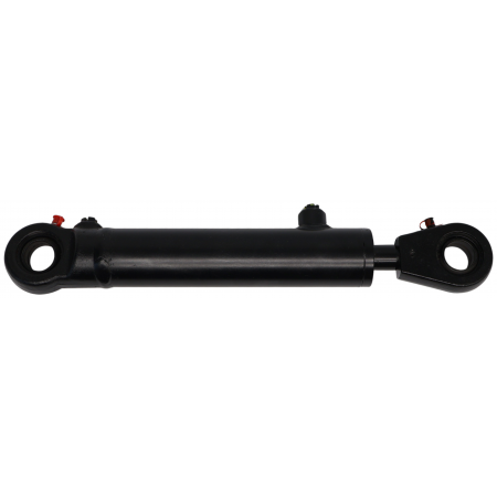 POLSKI CIENKI SIŁOWNIK HYDRAULICZNY CYLINDER SKOK 160 L=370 SKRAW-MET